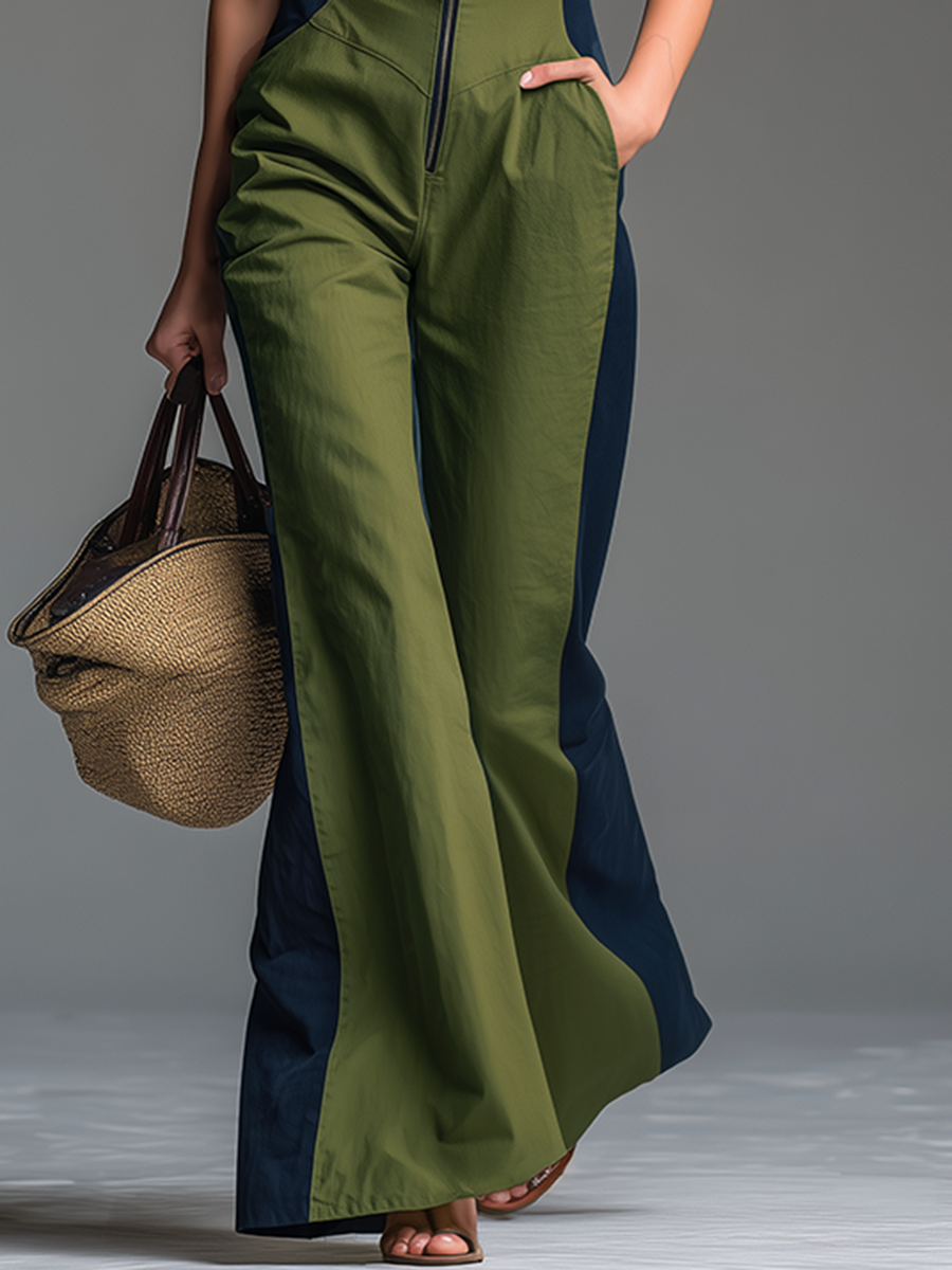 Savannah™ | Tailored Zip-Front Utility Jumpsuit