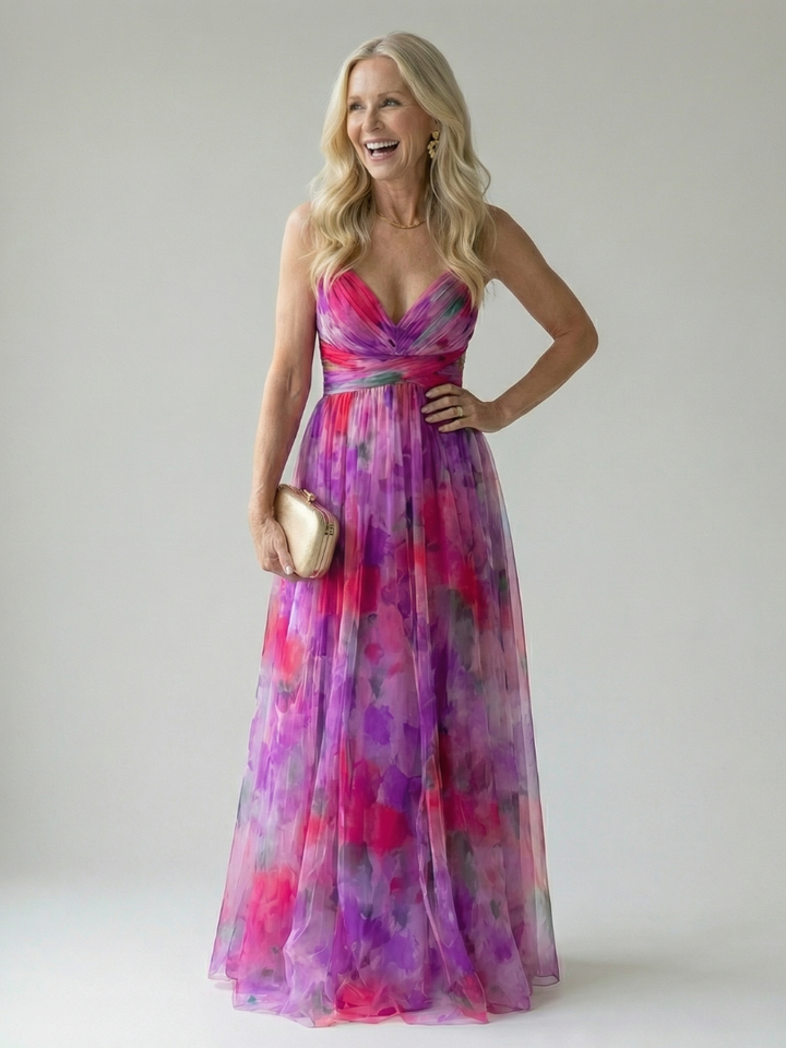 Isel | Cozy Maxi Dress with Soft Wrap Design