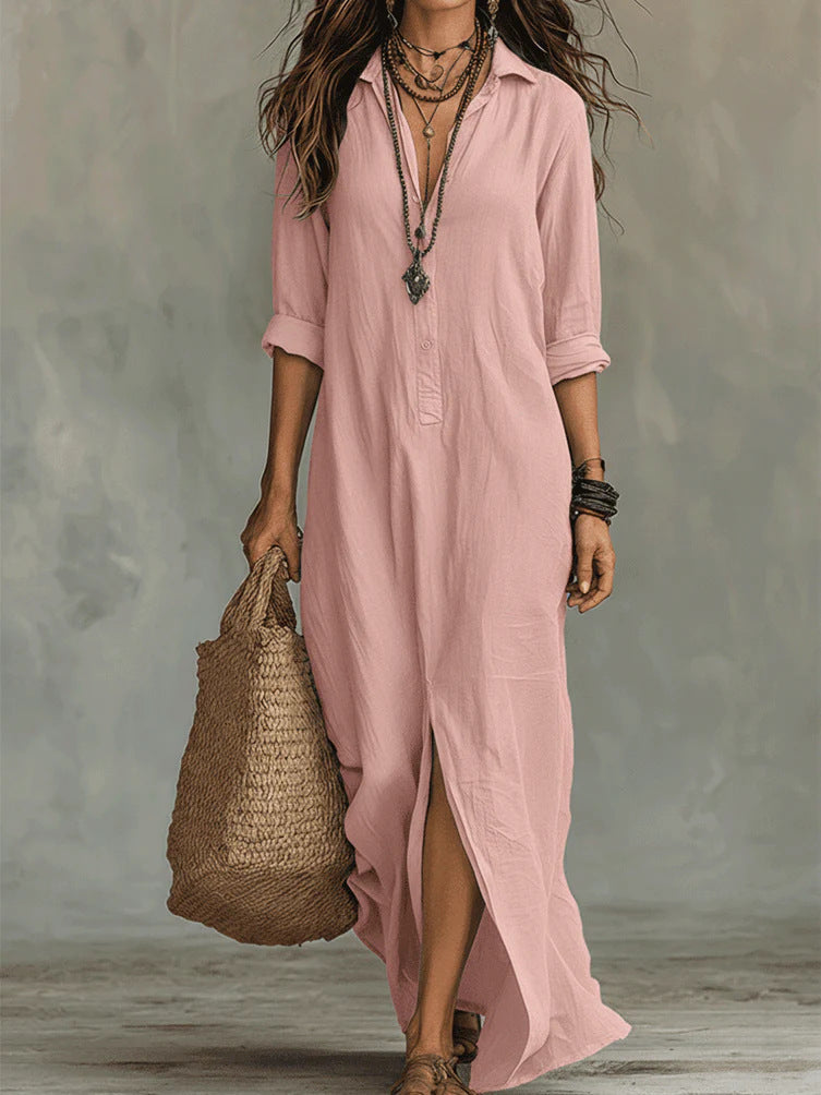 Elodie™ | Effortless Halter Maxi Dress