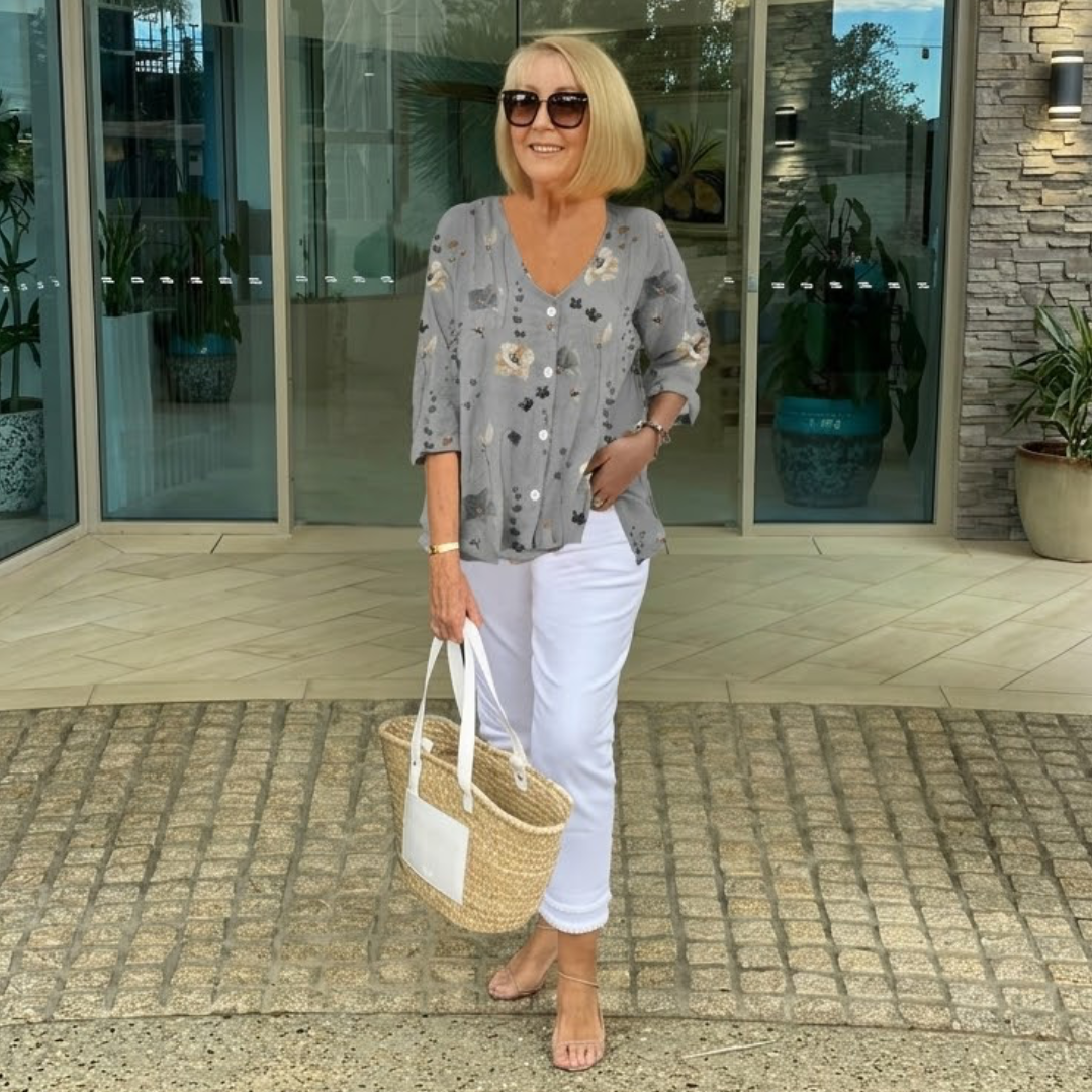 Dawn | Three Quarter Sleeve Blouse