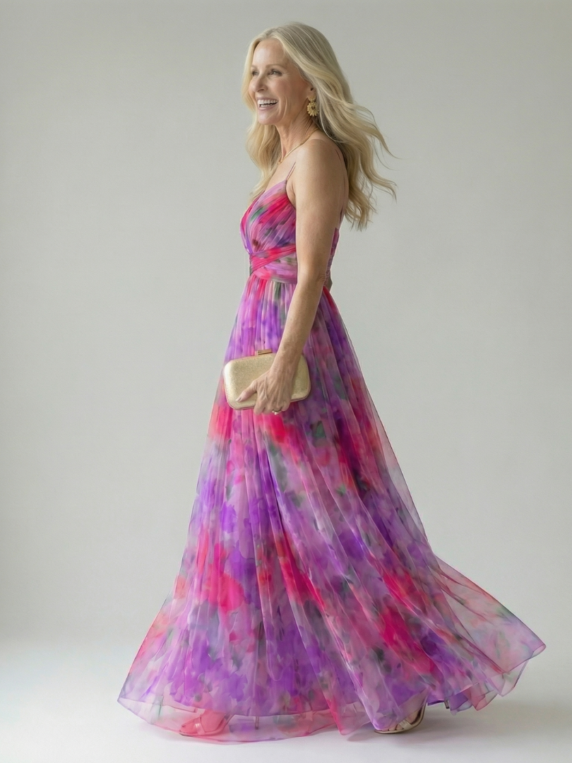 Isel | Cozy Maxi Dress with Soft Wrap Design