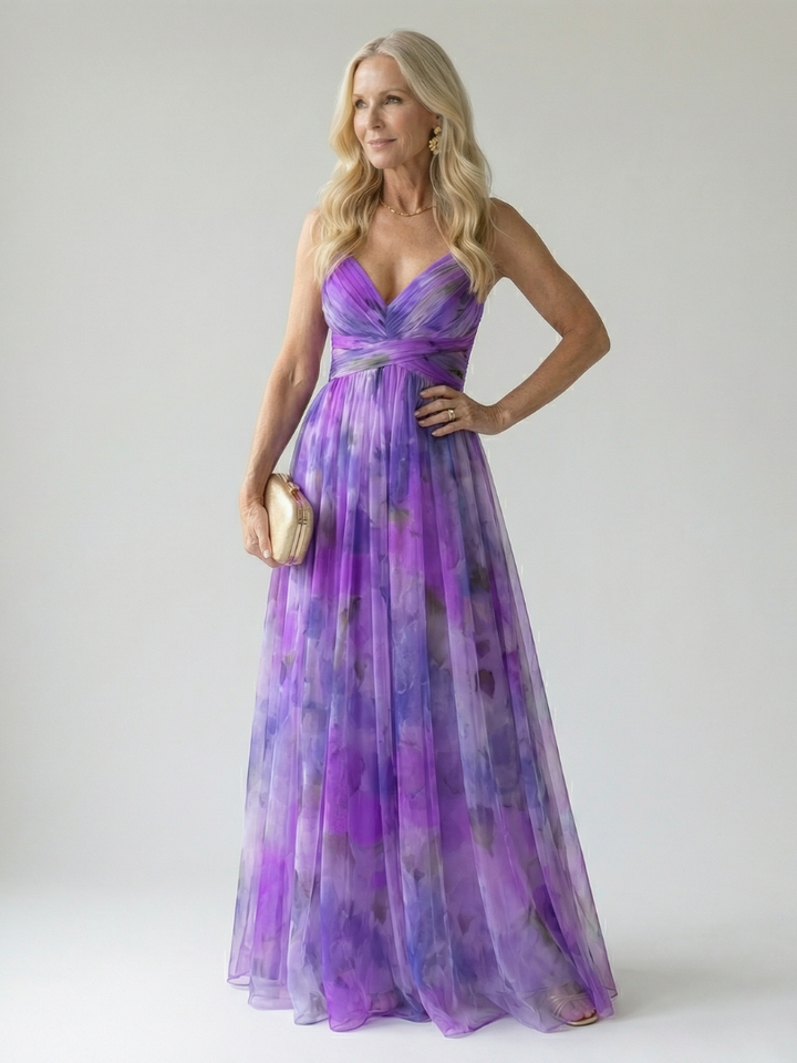 Isel | Cozy Maxi Dress with Soft Wrap Design