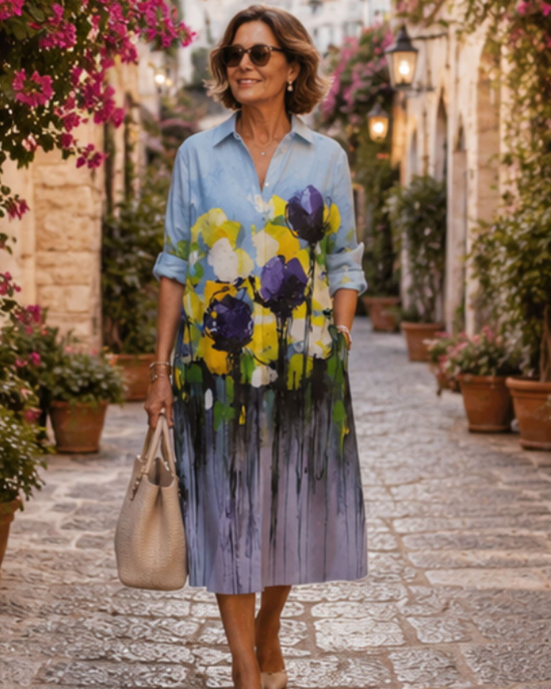 Eliana | Sunset Garden Dress