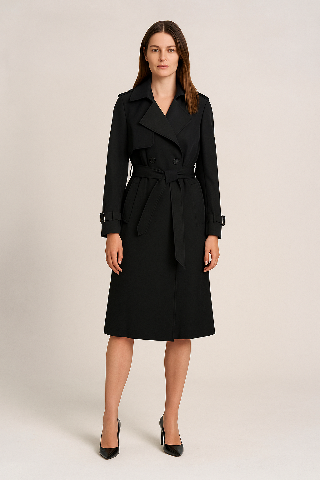 Women’s Double Breasted Trench Coat