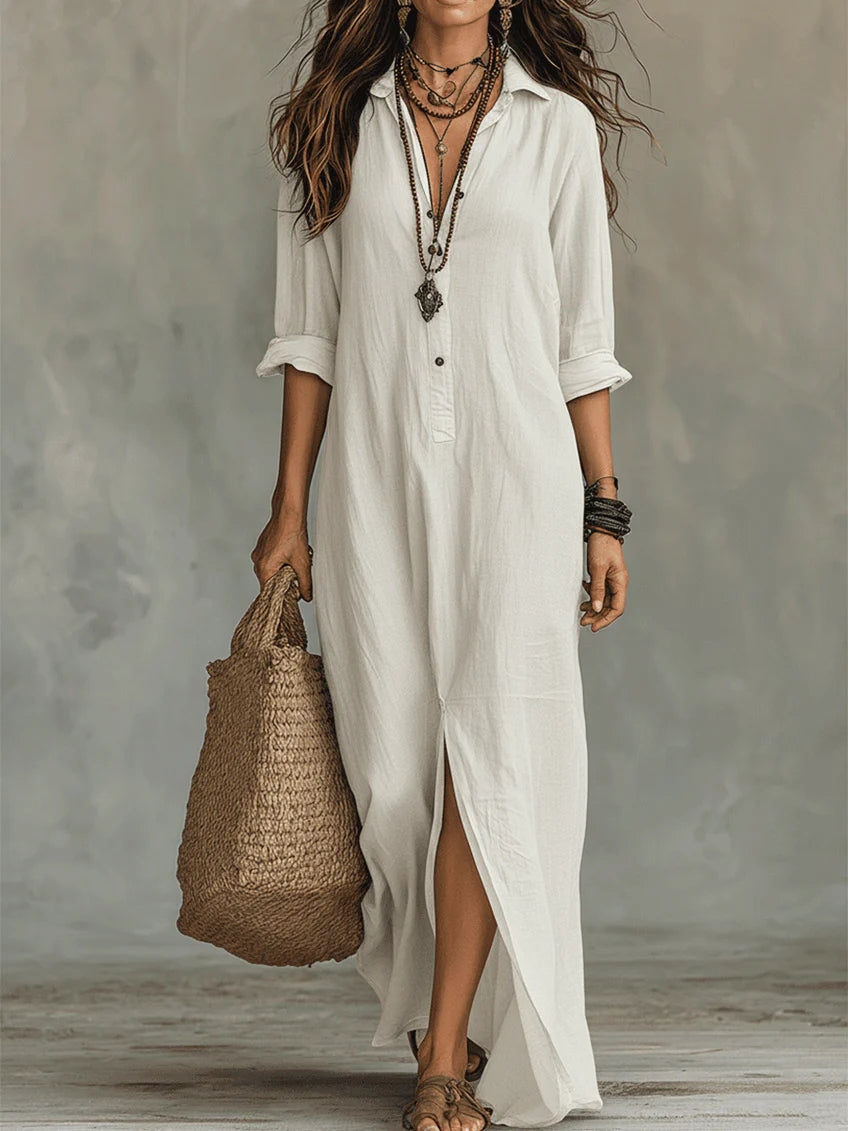 Elodie™ | Effortless Halter Maxi Dress