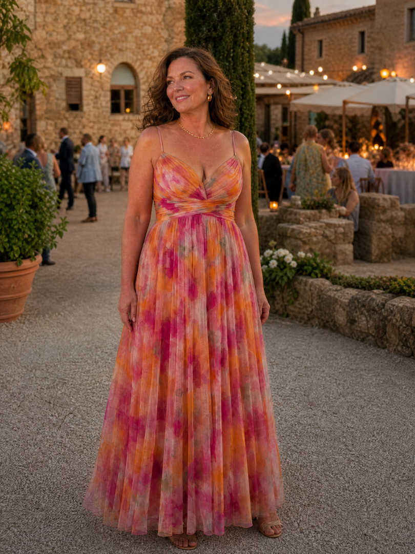 Isel | Cozy Maxi Dress with Soft Wrap Design