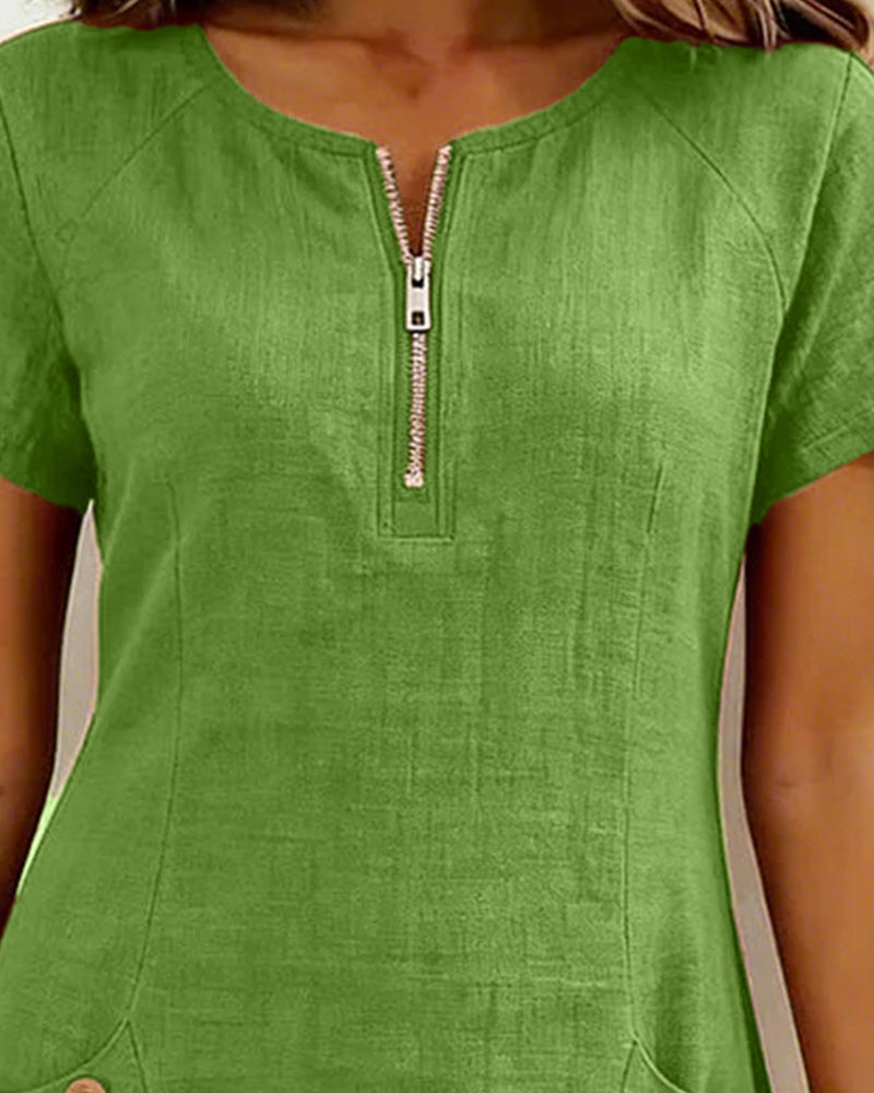 Lina Dress — Natural Elegance for Everyday