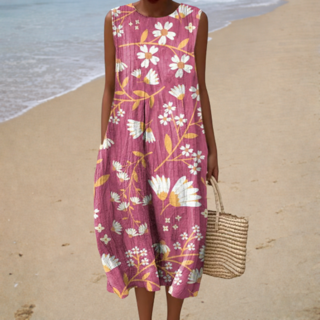 Manon | Enchanting Floral Midi Dress