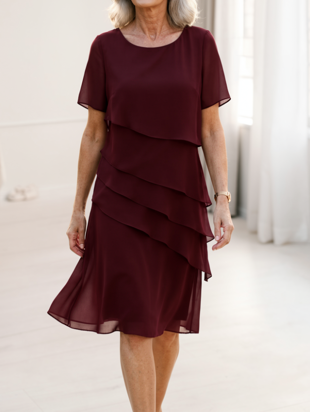 Juliette | Graceful Ruffled Dress with a Flowing Silhouette