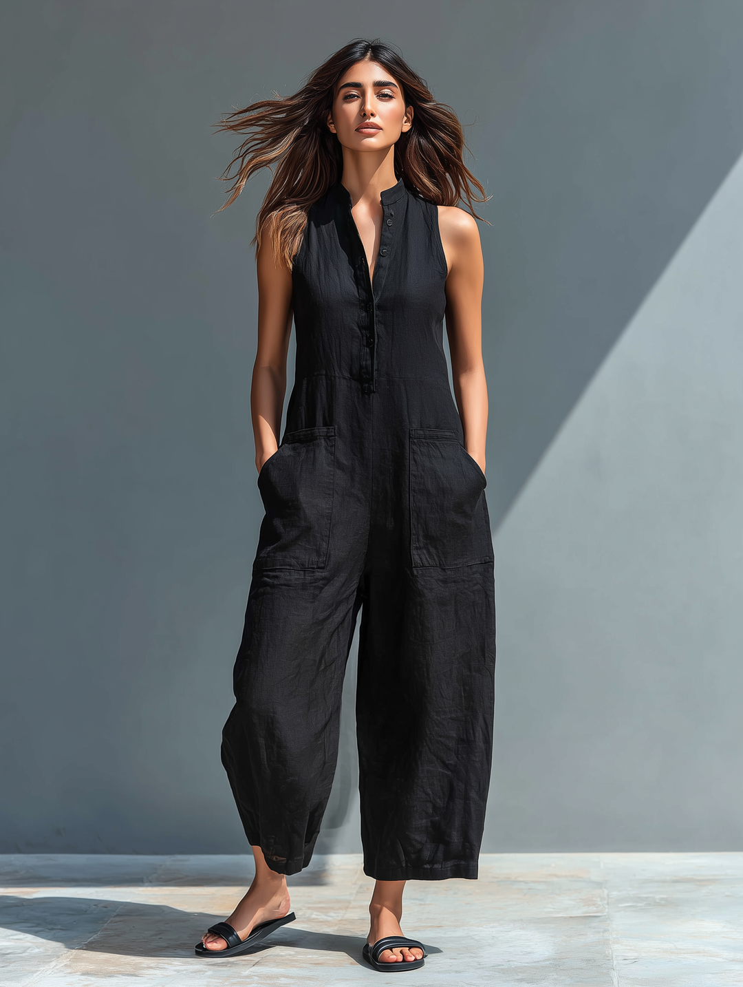 Claire™ | Casual Linen Jumpsuit