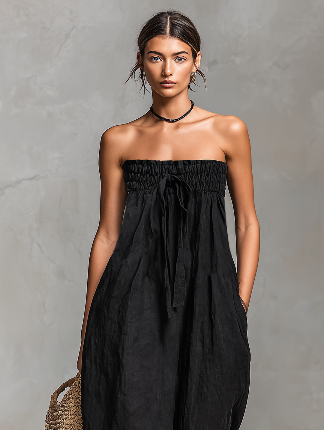 Mia | Relaxed Fit Linen Jumpsuit