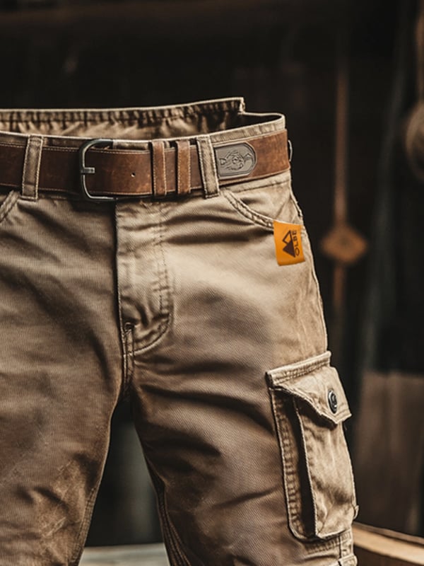 Justin | Short cargo retro with multiple pockets