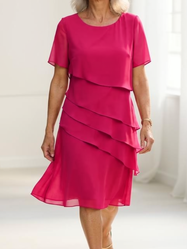 Juliette | Graceful Ruffled Dress with a Flowing Silhouette