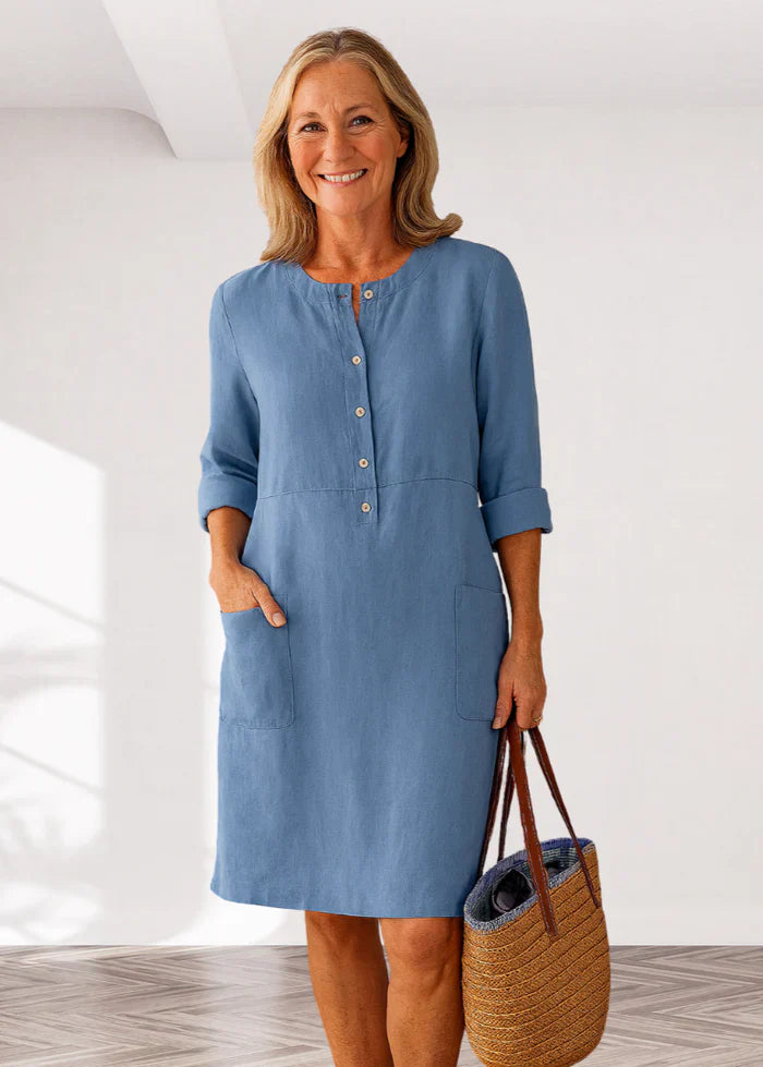EVI | Everyday Women's Dress with a Relaxed Fit and Timeless Style