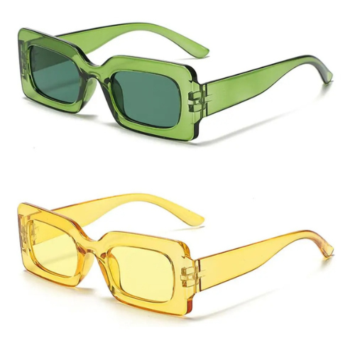 Retro Fashion Rectangle Sunglasses