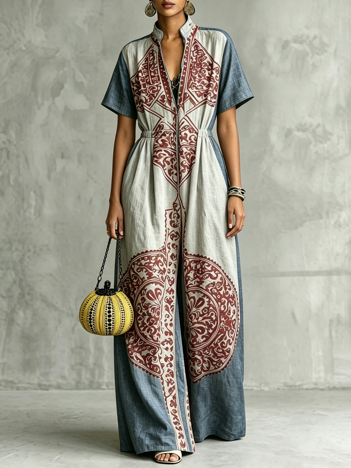 Sandra | Teal Jumpsuit