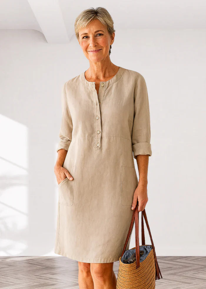 EVI | Everyday Women's Dress with a Relaxed Fit and Timeless Style