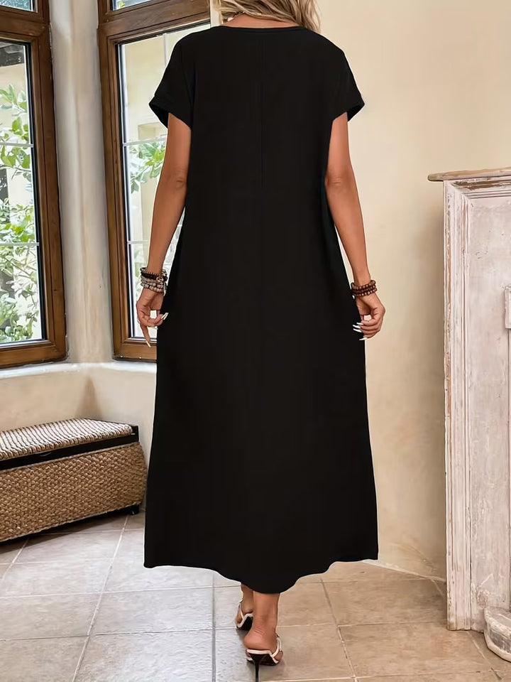 Margaux™ — Chic Minimalist Maxi Dress