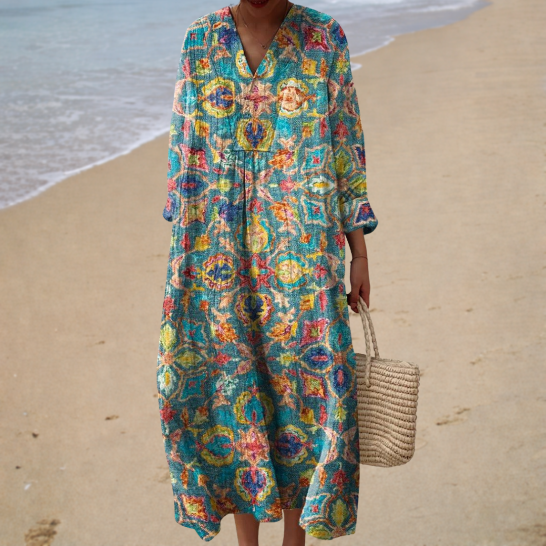 Sophie | Flowing Bohemian-Style Maxi Dress