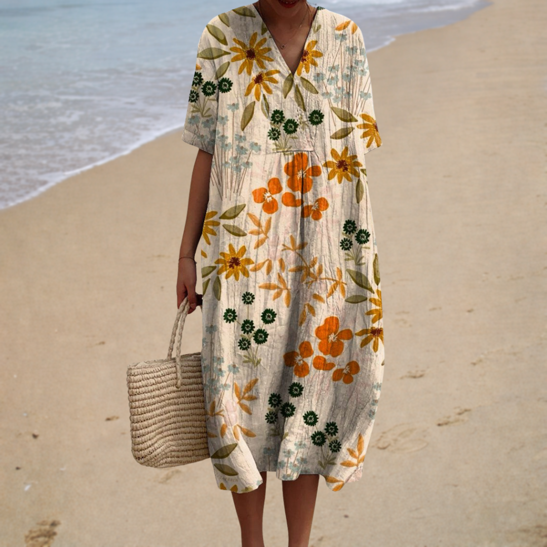 Marguerite | Rustic Floral Dress