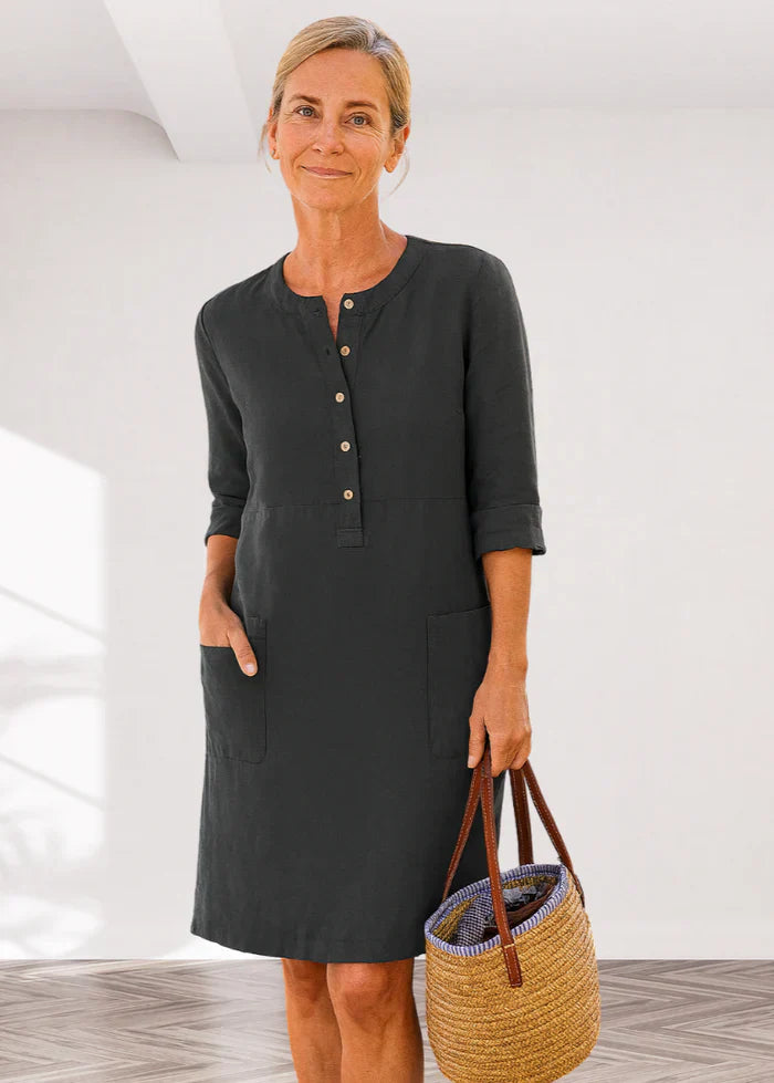 EVI | Everyday Women's Dress with a Relaxed Fit and Timeless Style