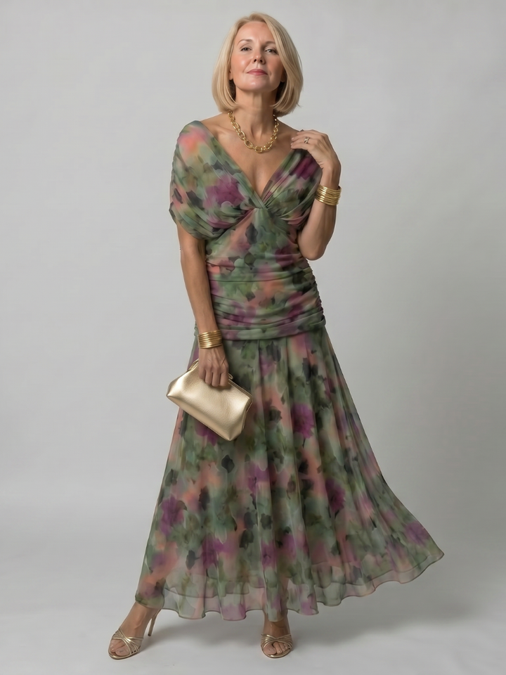 Calen | Off-Shoulder Midi Dress" can be rewritten as "Calen | Off-Shoulder Midi Style Dress.