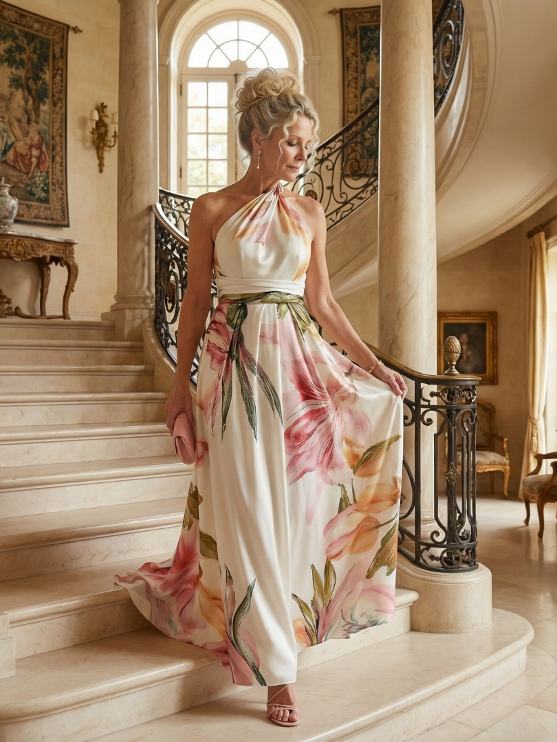 Amiel | Breezy Floral Maxi Dress