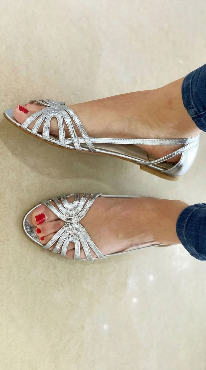 Eleonora | Summer Light Golden Sandals