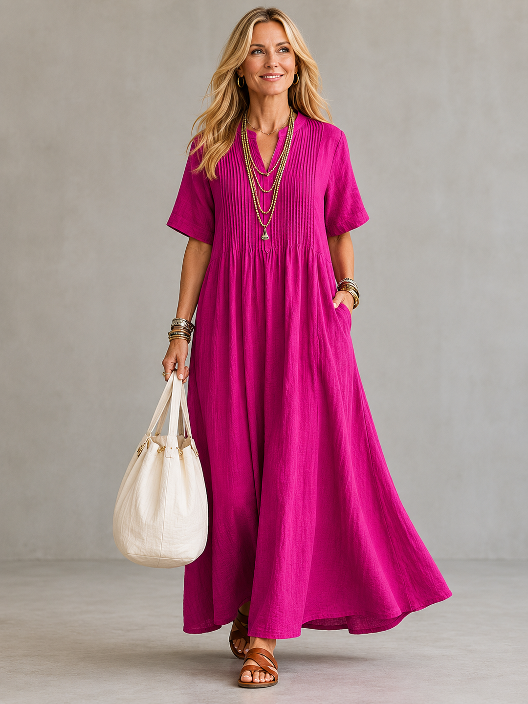 Sadie™ | Pleated Dress