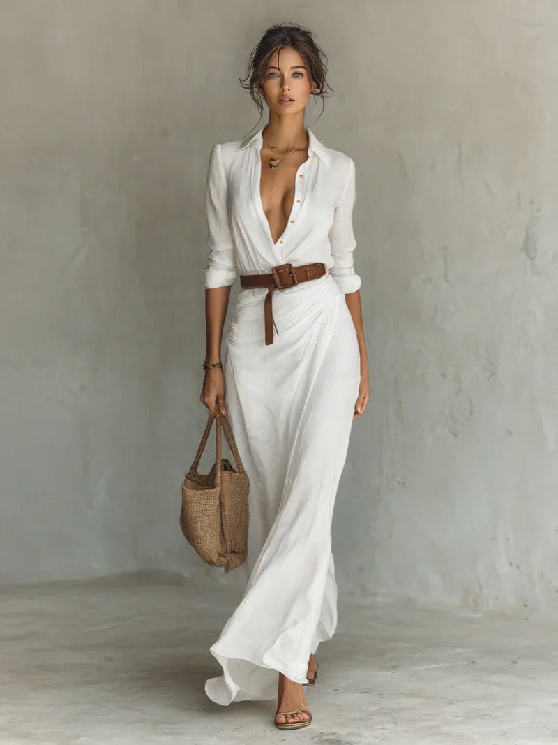 VICTORIA | Elegant Long Casual Dress