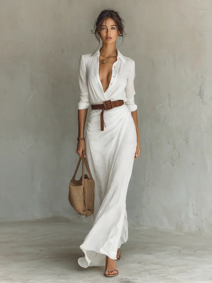 VICTORIA | Elegant Long Casual Dress