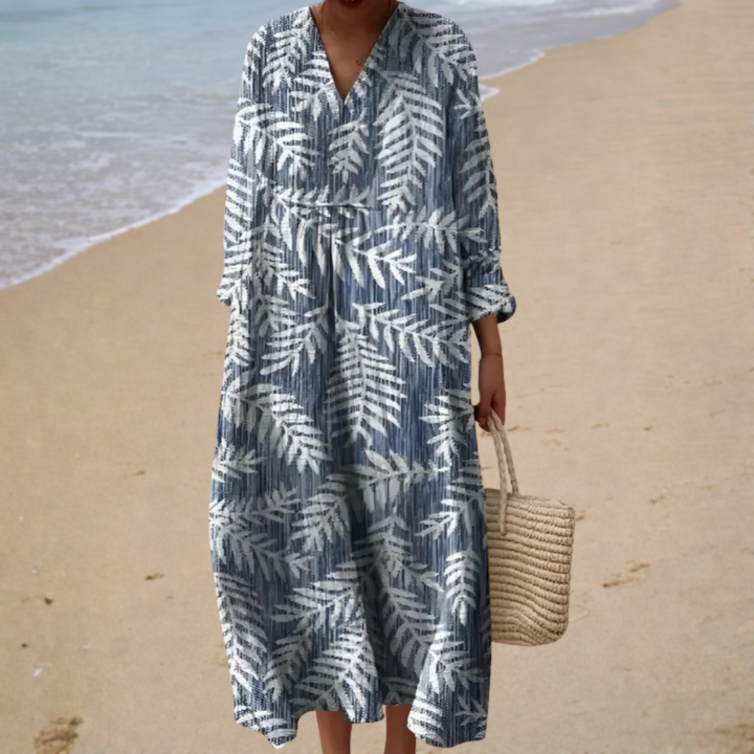 Isabelle | Tropical Maxi Dress