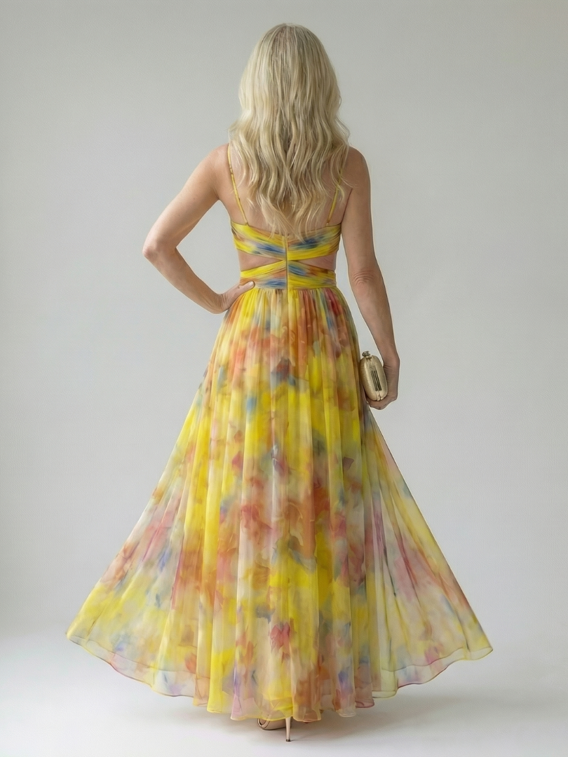 Isel | Cozy Maxi Dress with Soft Wrap Design