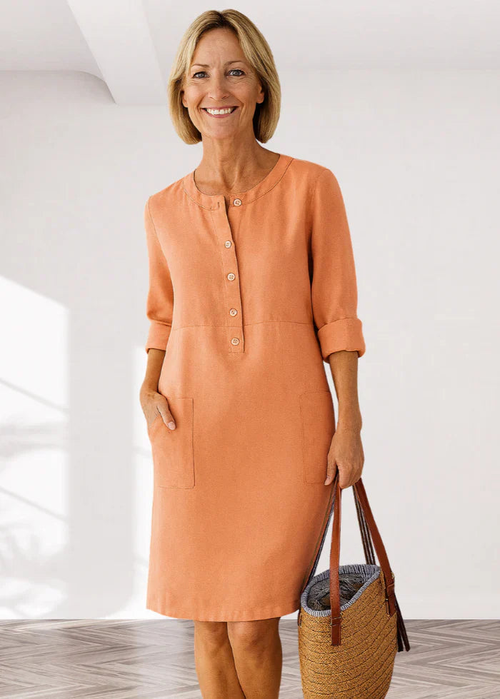EVI | Everyday Women's Dress with a Relaxed Fit and Timeless Style