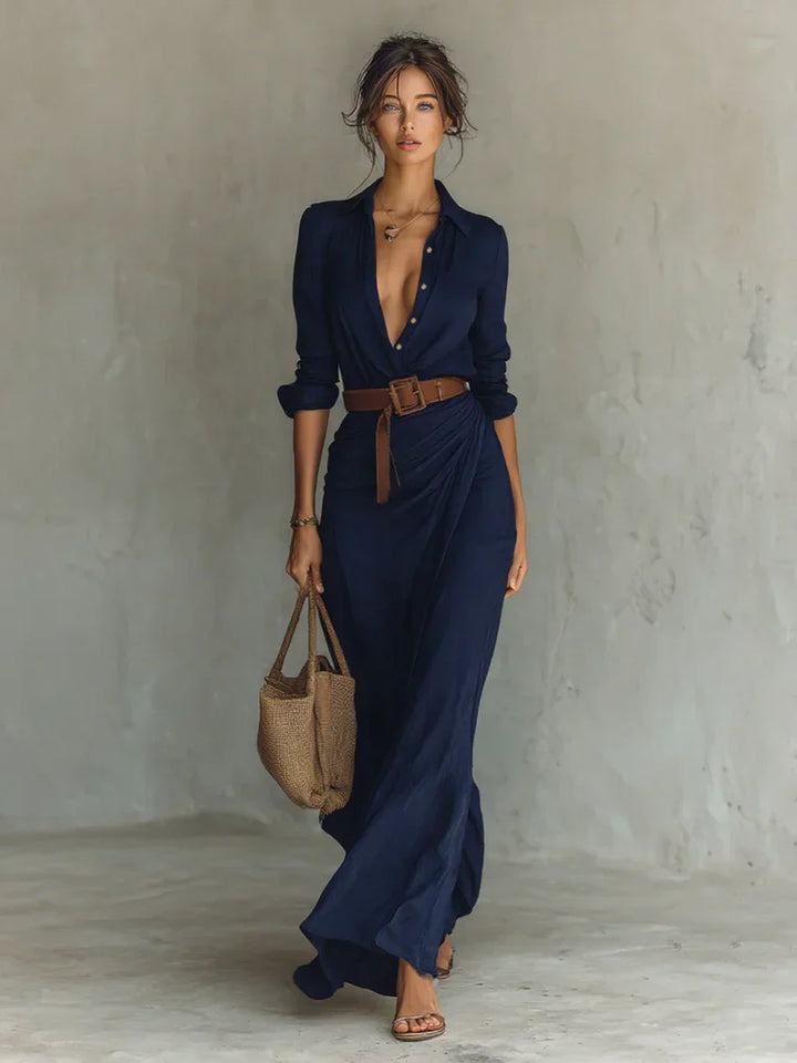 VICTORIA | Elegant Long Casual Dress