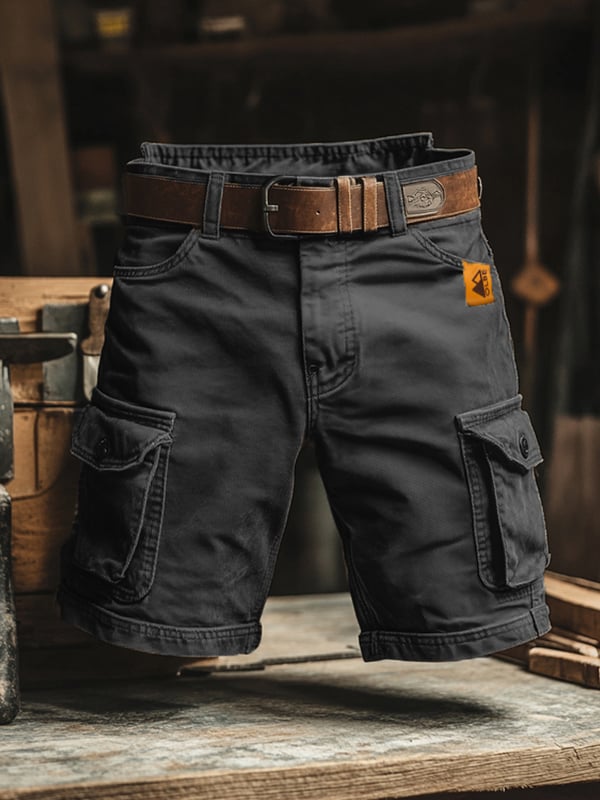 Justin | Short cargo retro with multiple pockets