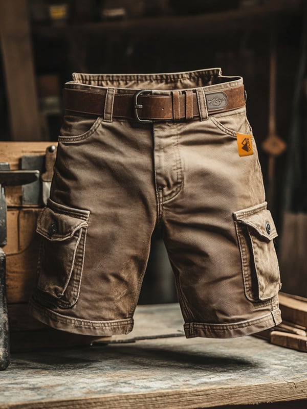 Justin | Short cargo retro with multiple pockets