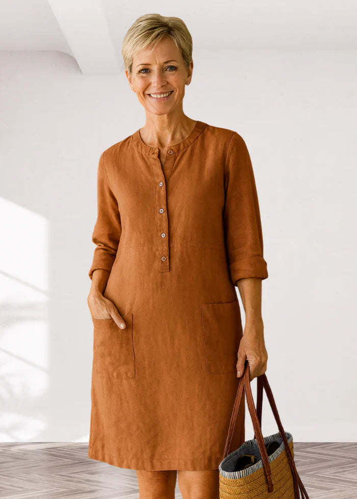 EVI | Everyday Women's Dress with a Relaxed Fit and Timeless Style