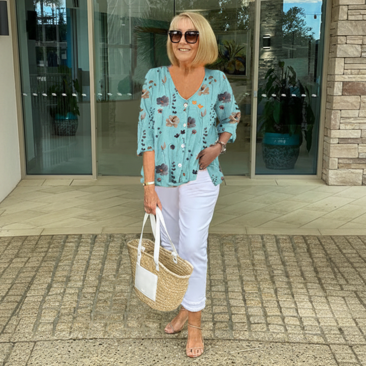 Dawn | Three Quarter Sleeve Blouse