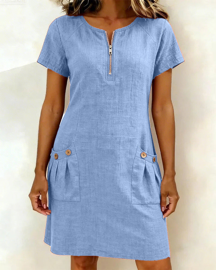 Lina Dress — Natural Elegance for Everyday