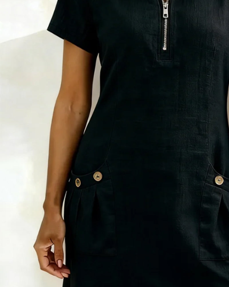 Lina Dress — Natural Elegance for Everyday