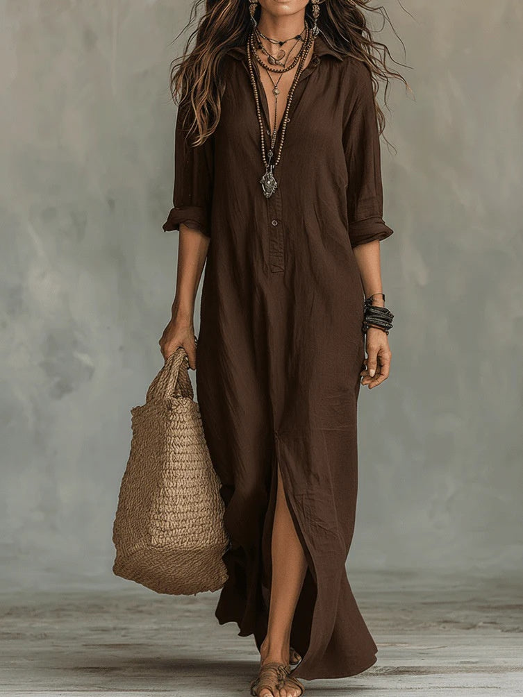 Elodie™ | Effortless Halter Maxi Dress