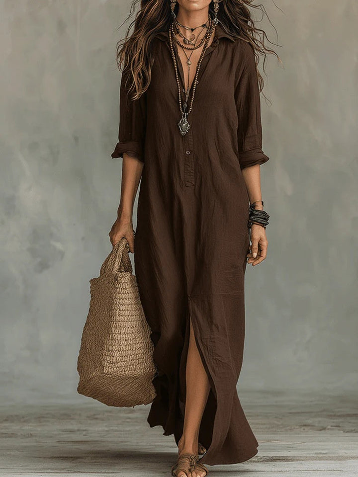 Elodie™ | Effortless Halter Maxi Dress