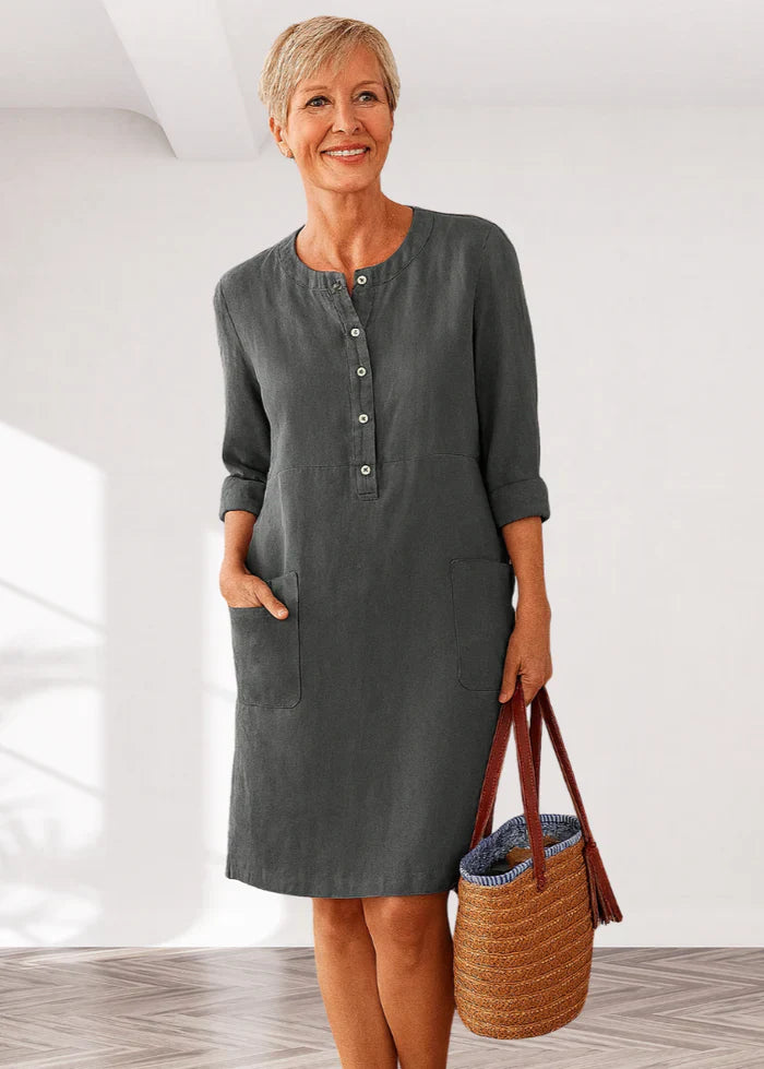 EVI | Everyday Women's Dress with a Relaxed Fit and Timeless Style