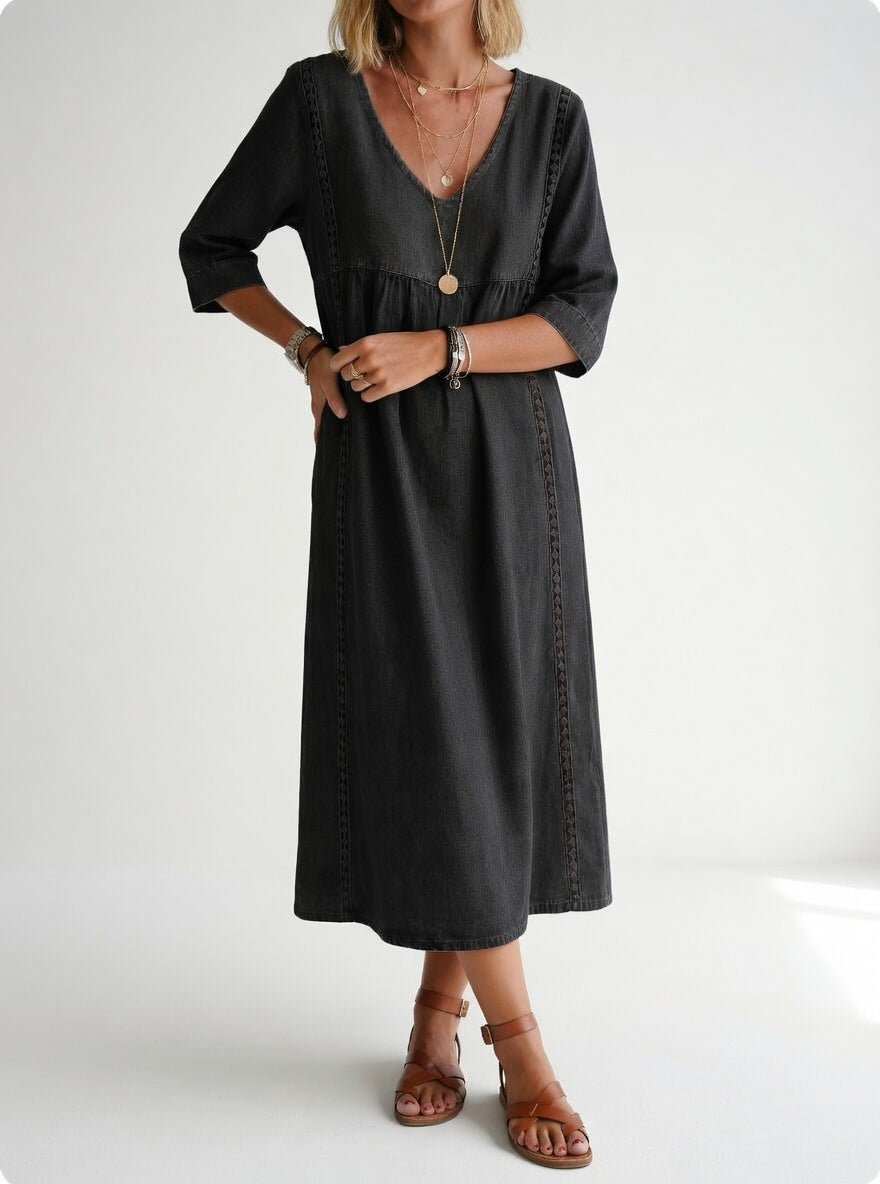 Lioréa™ — Chic Casual Midi Dress