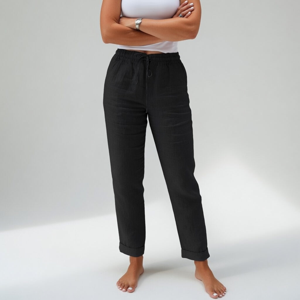 Albertine™ — Pure Cotton Relaxed Fit Pants
