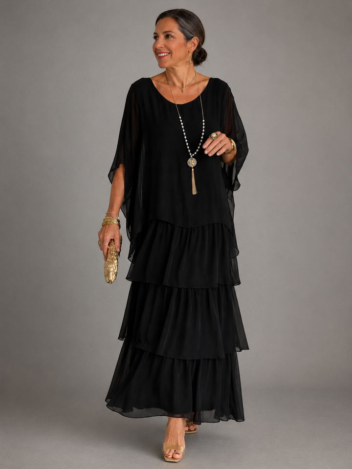 Monica™ | Elegant Flowing Maxi Dress
