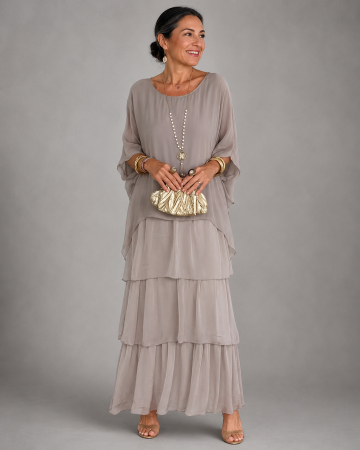 Monica™ | Elegant Flowing Maxi Dress