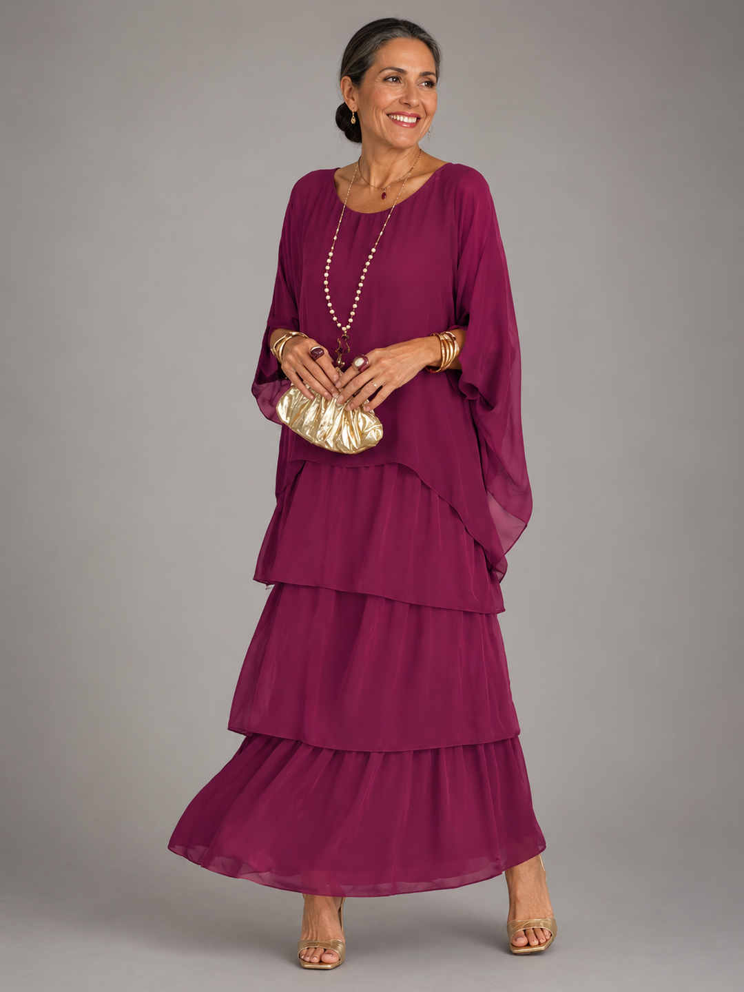 Natalie™ | Elegant Flowing Maxi Dress