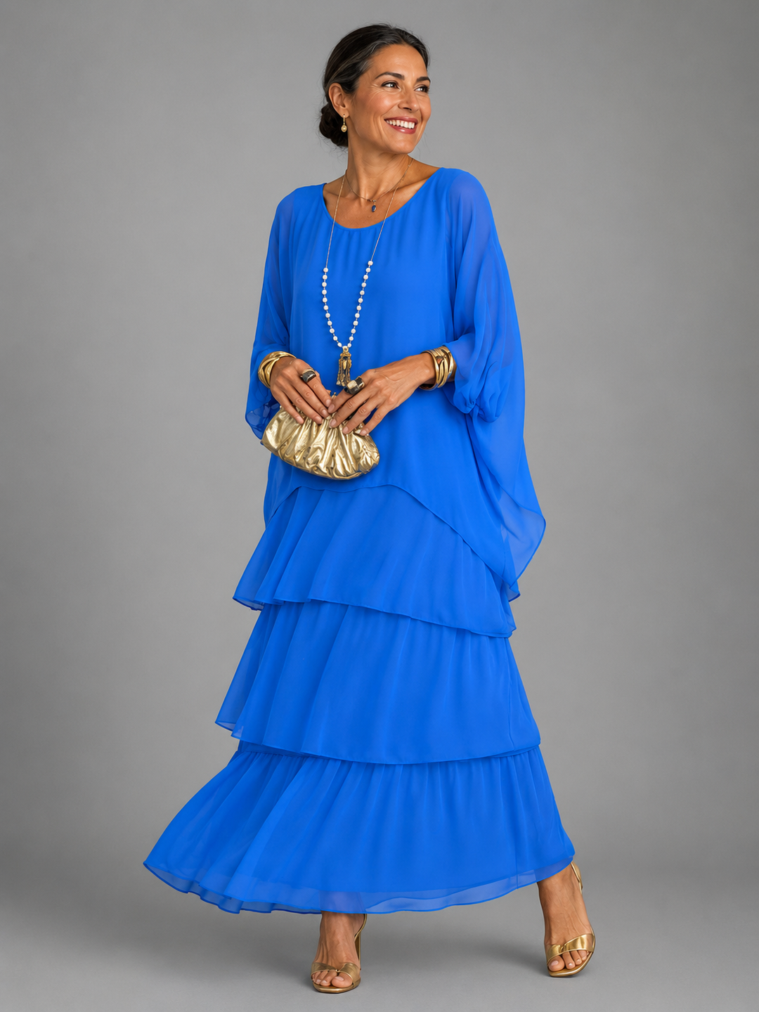 Monica™ | Elegant Flowing Maxi Dress